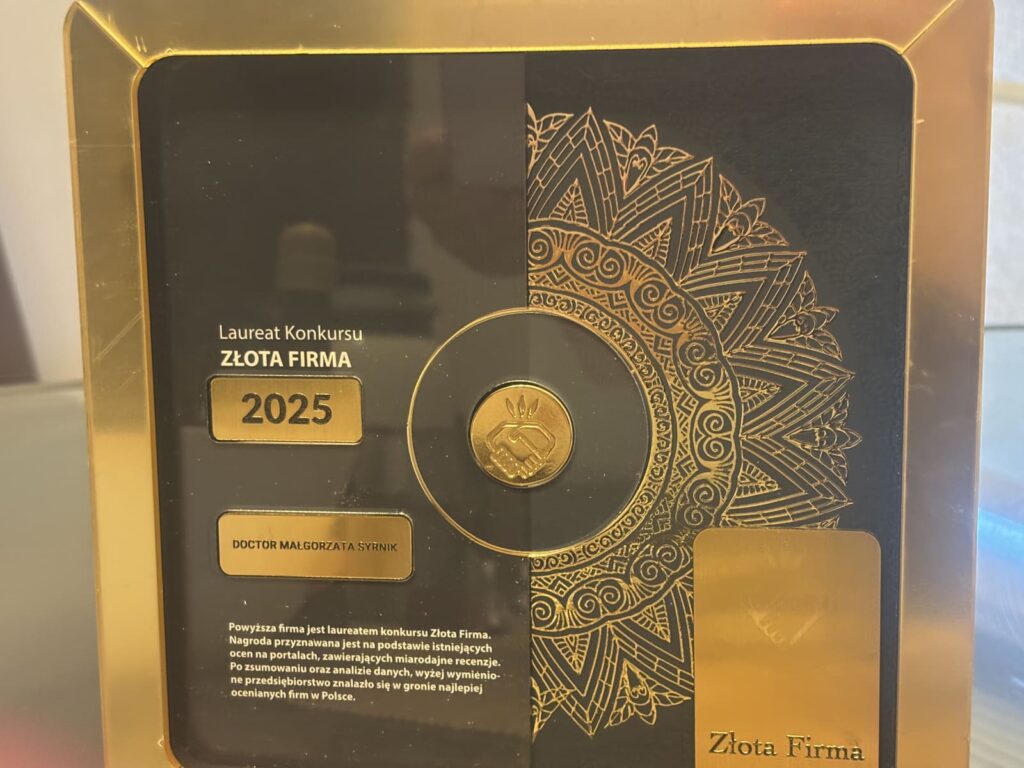 ZŁOTA FIRMA LAUREAT 2025 DOCTOR (1)